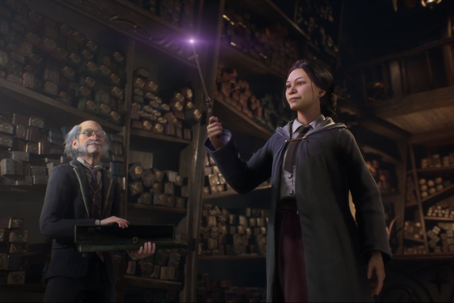 Captura de pantalla de Hogwarts Legacy de Warner Bros
